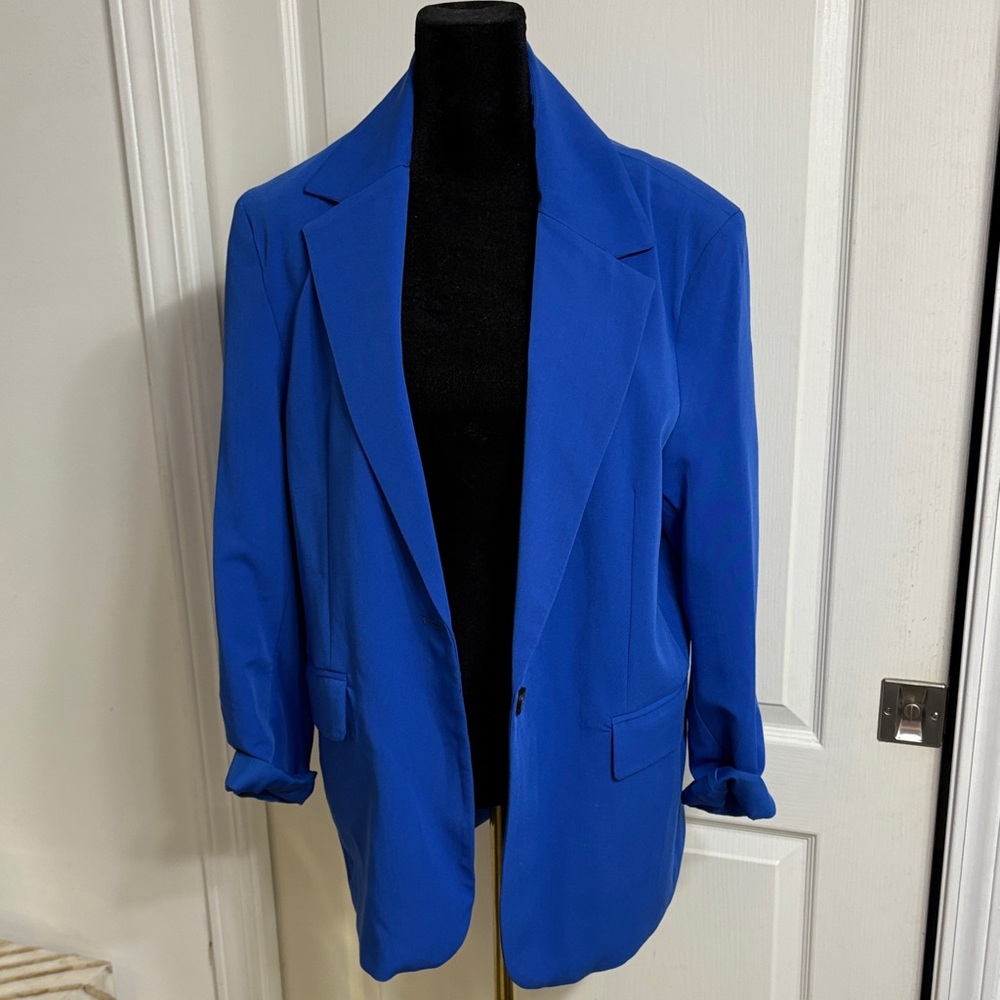 Zara Vibrant Blue Blazer